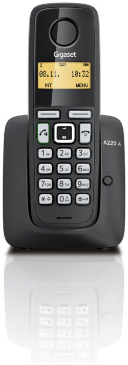 Gigaset - A220A X1 - Cordless Telephone TAM - Black